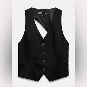 NWT Zara Back Cut Out Vest Medium
